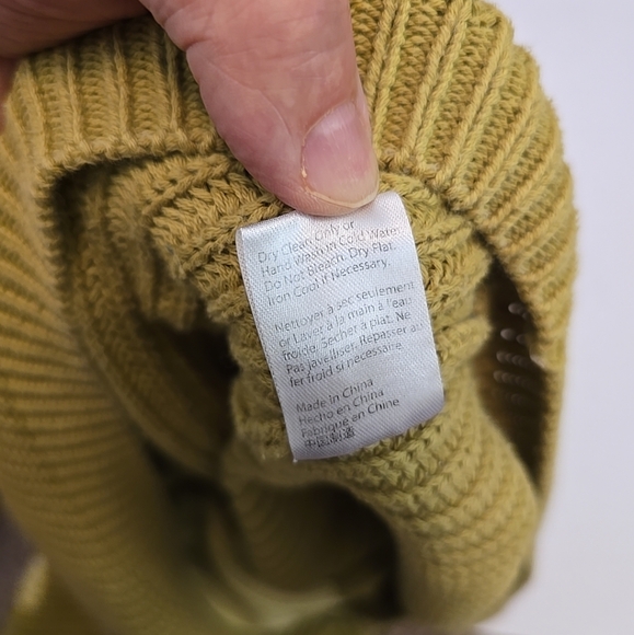 Back Beat Co Green Wave Sweater Size M/L - Picture 8 of 9